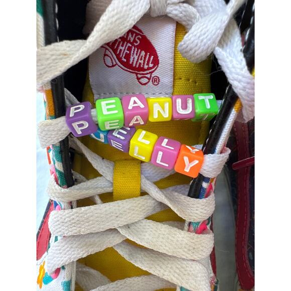 Vans Off The Wall Custom Made JellyNut Sandwich High Tops Women's 8 Men's 6/5 - Picture 12 of 13